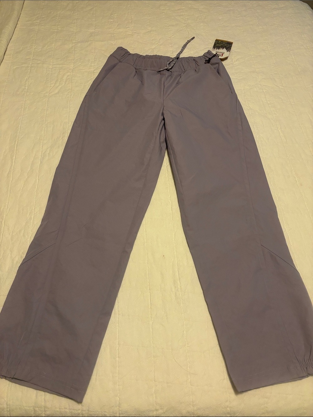 Avalanche Women's Lavender Wide-Leg Drawstring Joggers